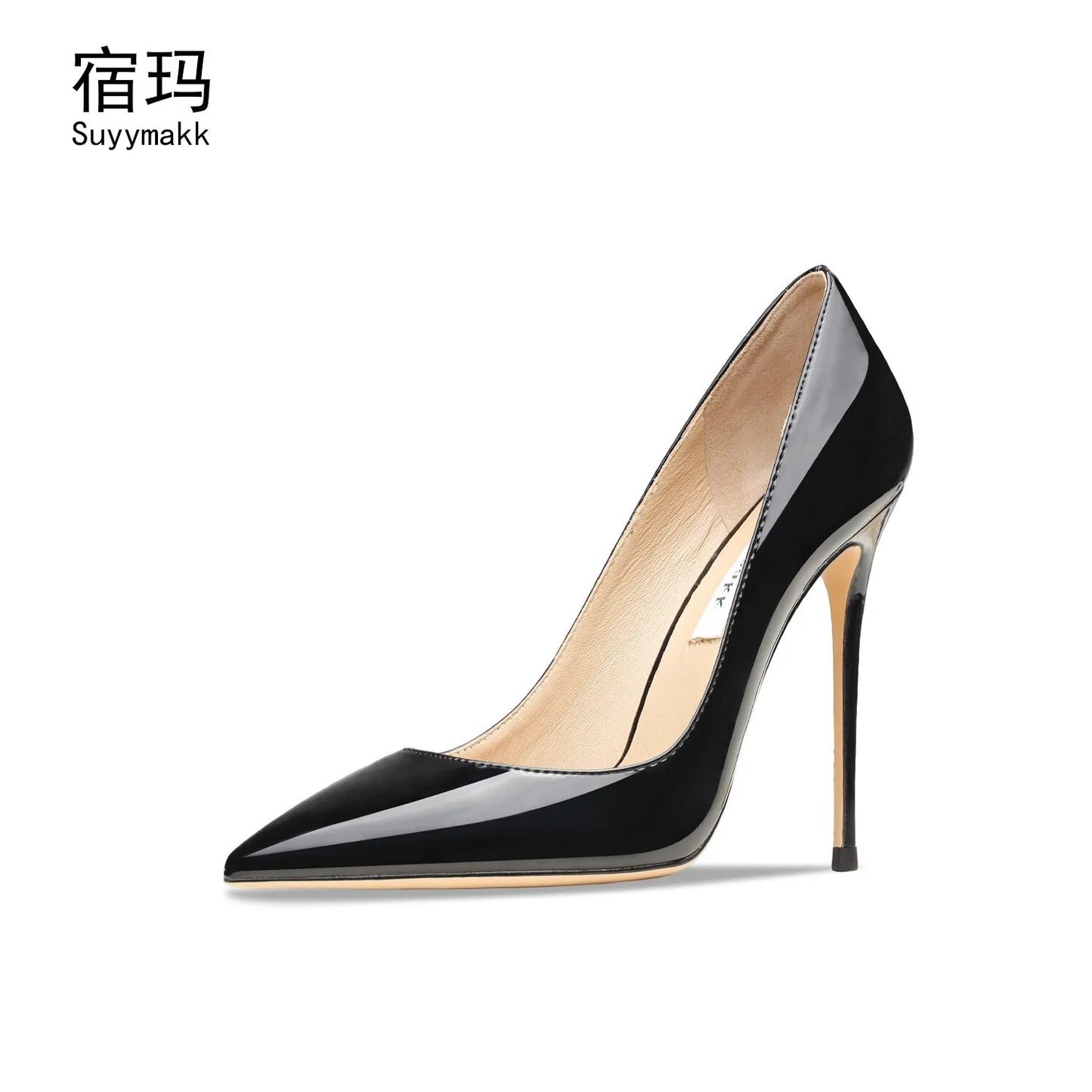 Real Leather Black 2023 Women High Heels Shoes Classics Pumps Party Shoes Ladies Pointed Toe Office Stiletto Sexy Wedding Shoes